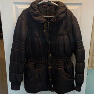 Feminine puffer coat!